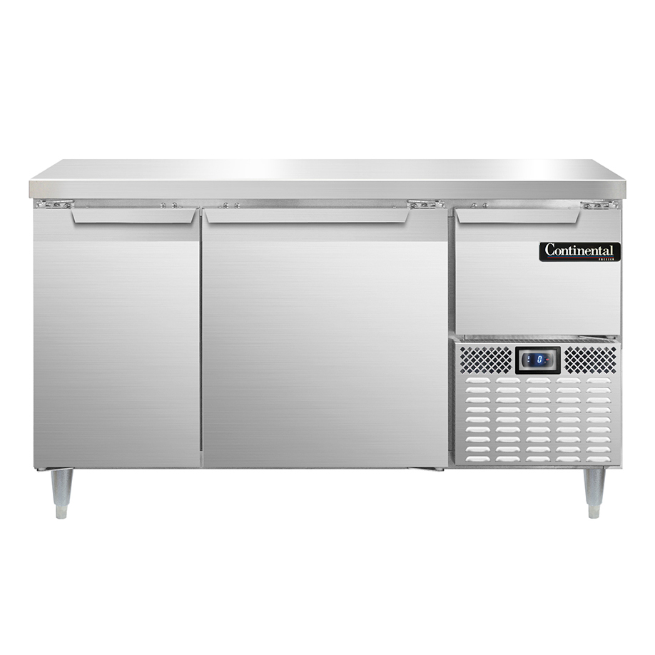 Continental Refrigerator, DFA60NSS, Freezer Counter, Work Top