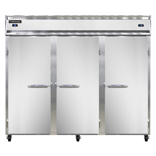 Continental Refrigerator, 3RRFENSS, Refrigerator Freezer, Reach-In