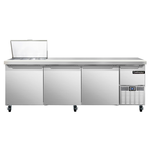 Continental Refrigerator, RA93N12M, Refrigerated Counter, Mega Top Sandwich / Salad Unit
