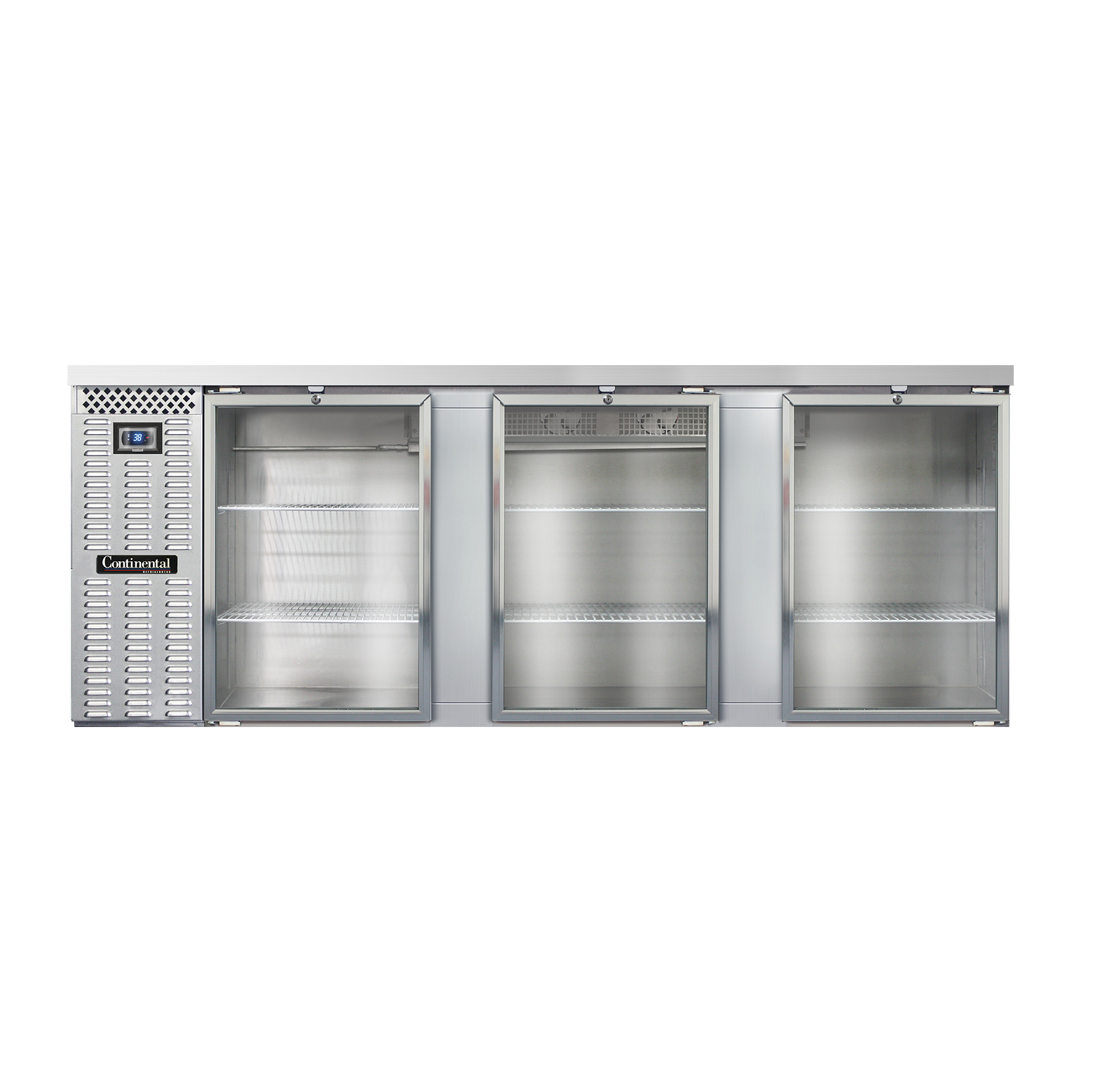 Continental Refrigerator, BB90NSSGD, Back Bar Cabinet, Refrigerated