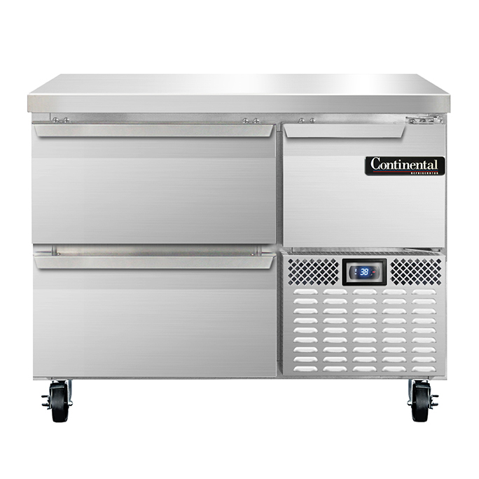 Continental Refrigerator, RA43N-D, Refrigerated Counter, Work Top