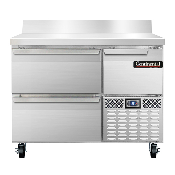 Continental Refrigerator, RA43NBS-D, Refrigerated Counter, Work Top
