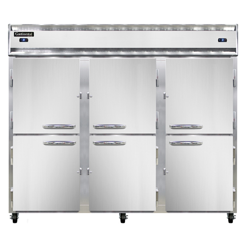 Continental Refrigerator, 3RRFENSSHD, Refrigerator Freezer, Reach-In