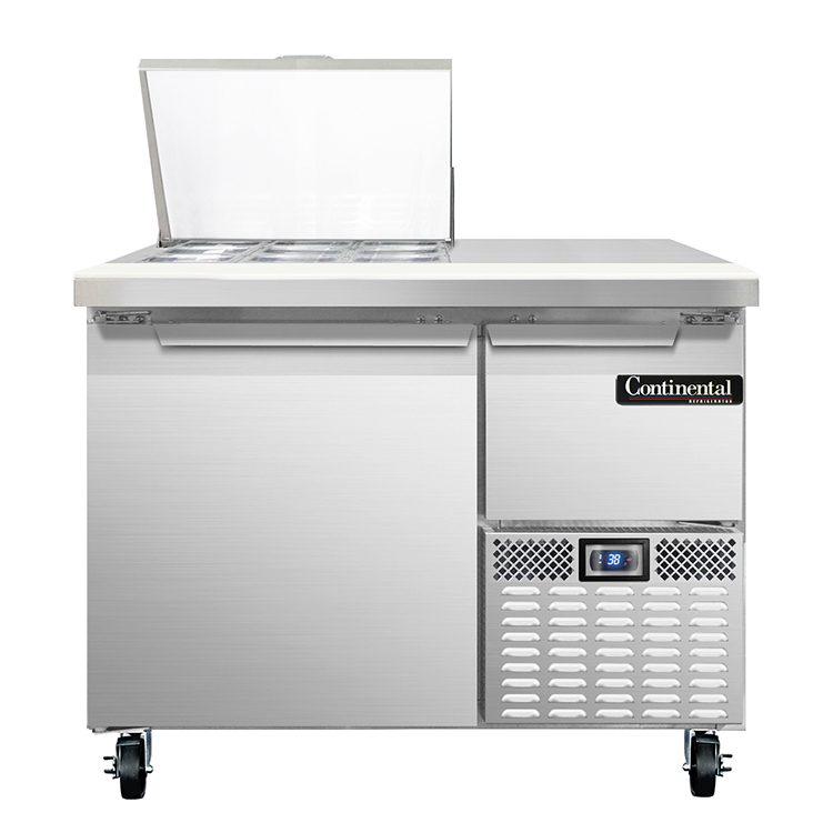 Continental Refrigerator, RA43N9M, Refrigerated Counter, Mega Top Sandwich / Salad Unit