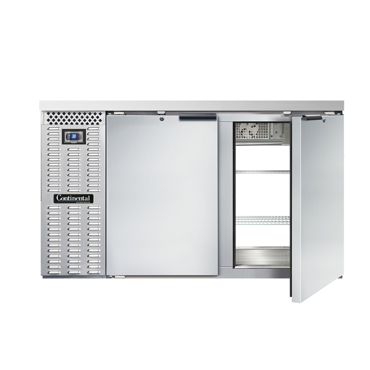 Continental Refrigerator, BB59SNSSPT, Back Bar Cabinet, Refrigerated, Pass-Thru