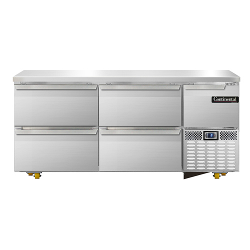Continental Refrigerator, FA68N-U-D, Freezer, Undercounter, Reach-In