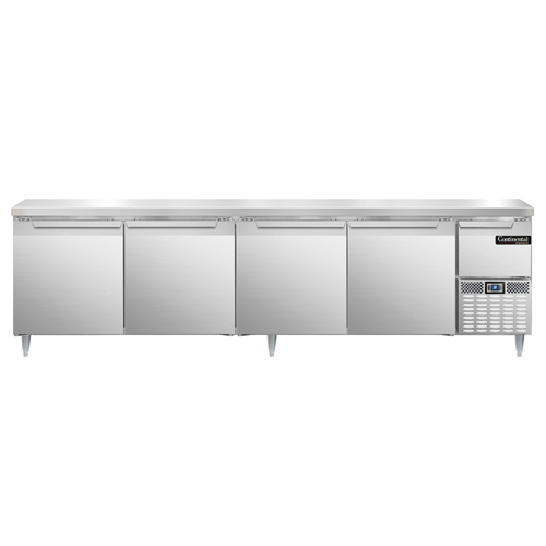 Continental Refrigerator, DRA118NSS, Refrigerated Counter, Work Top