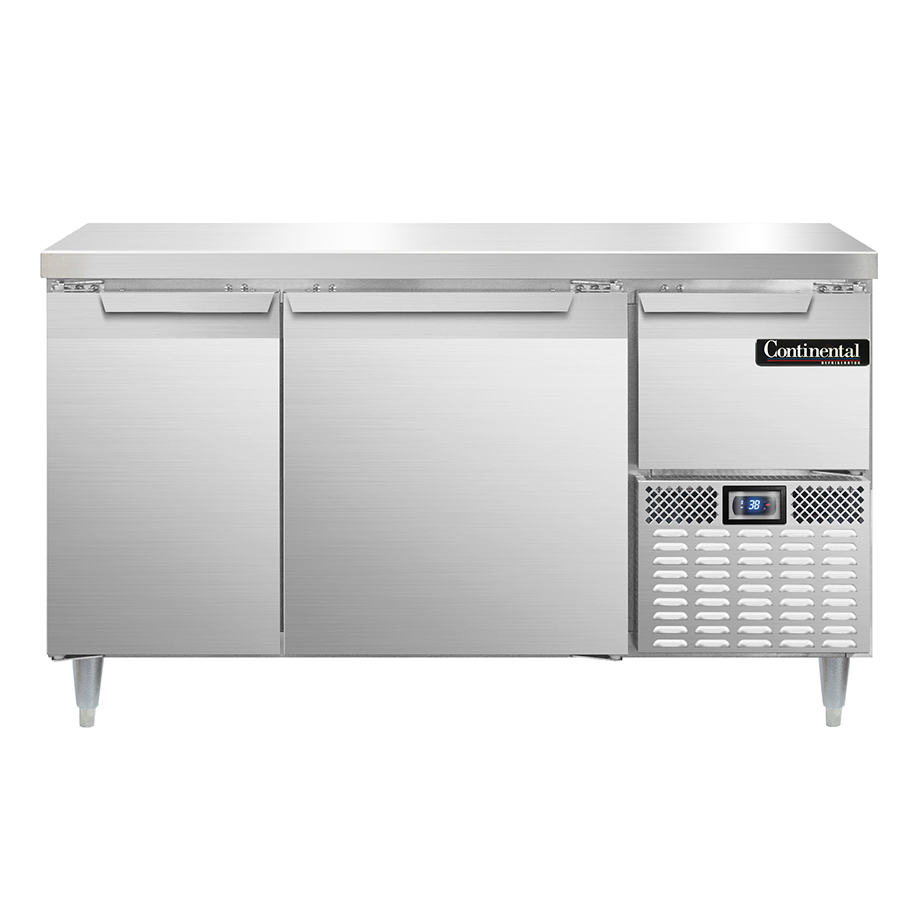 Continental Refrigerator, DRA60NSS, Refrigerated Counter, Work Top