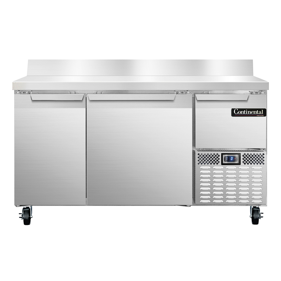 Continental Refrigerator, FA60NBS, Freezer Counter, Work Top