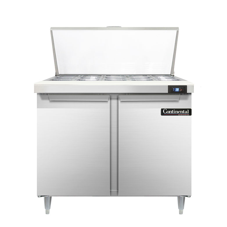Continental Refrigerator, D36N15M, Refrigerated Counter, Mega Top Sandwich / Salad Unit
