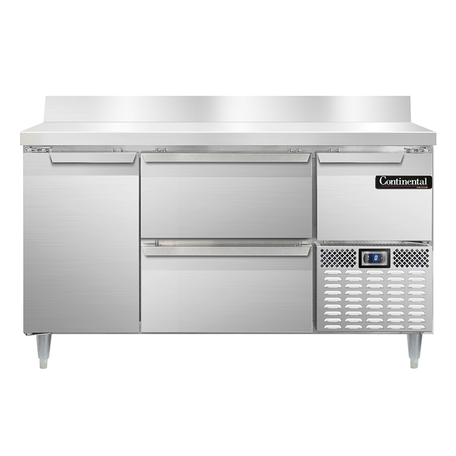 Continental Refrigerator, DFA60NSSBSD, Freezer Counter, Work Top