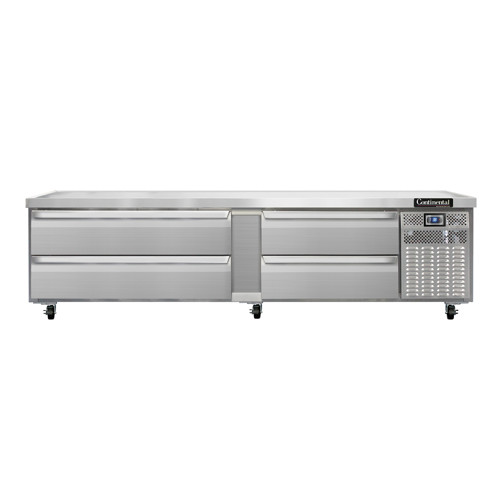 Continental Refrigerator, D96GN, Equipment Stand, Refrigerated Base