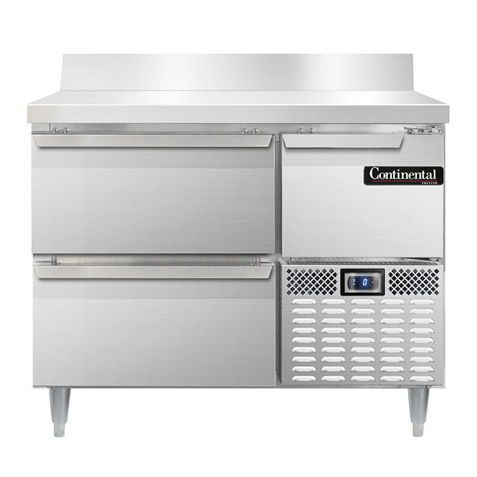 Continental Refrigerator, DFA43NSSBSD, Freezer Counter, Work Top