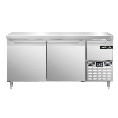 Continental Refrigerator, DRA68NSS, Refrigerated Counter, Work Top