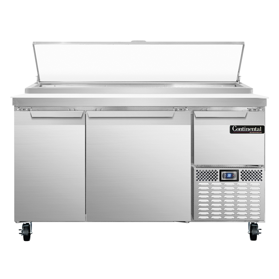 Continental Refrigerator, PA60N, Refrigerated Counter, Pizza Prep Table