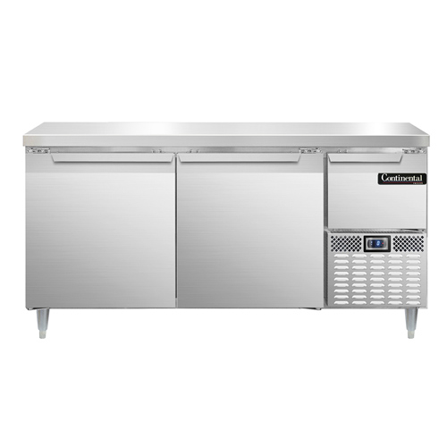 Continental Refrigerator, DFA68NSS, Freezer Counter, Work Top