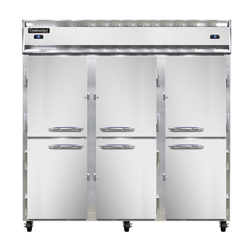 Continental Refrigerator, 3RRFNHD, Refrigerator Freezer, Reach-In