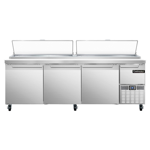 Continental Refrigerator, PA93N, Refrigerated Counter, Pizza Prep Table