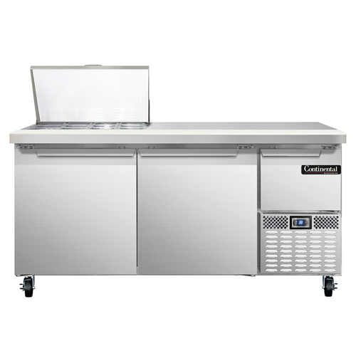 Continental Refrigerator, RA68N12M, Refrigerated Counter, Mega Top Sandwich / Salad Unit