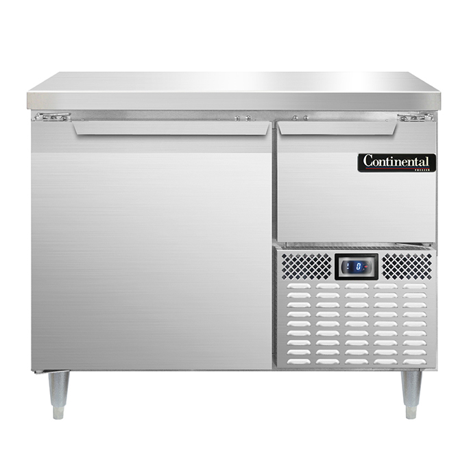 Continental Refrigerator, DFA43NSS, Freezer Counter, Work Top
