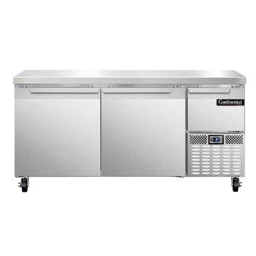 Continental Refrigerator, FA68N, Freezer Counter, Work Top