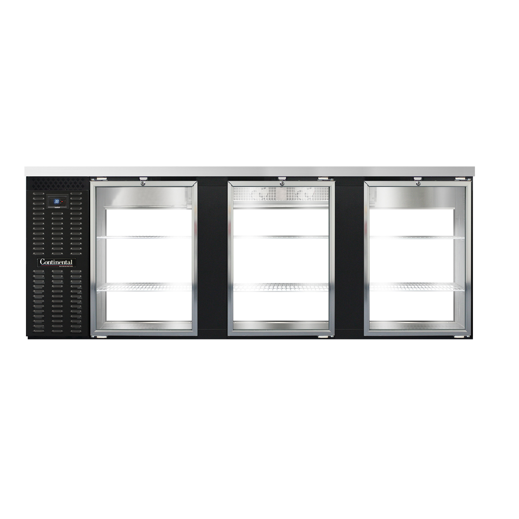 Continental Refrigerator, BB90SNGDPT, Back Bar Cabinet, Refrigerated, Pass-Thru