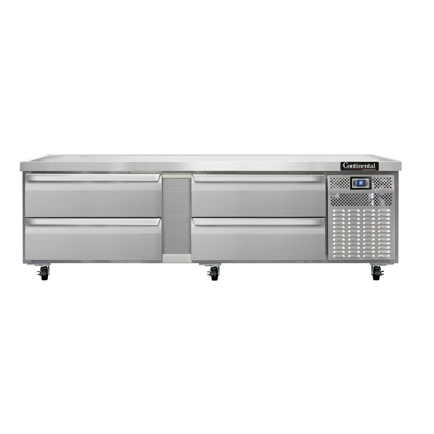 Continental Refrigerator, D84GN, Equipment Stand, Refrigerated Base