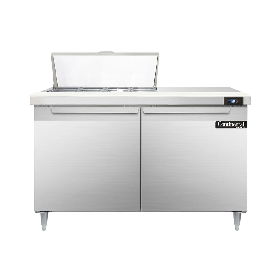 Continental Refrigerator, D48N8, Refrigerated Counter, Sandwich / Salad Unit