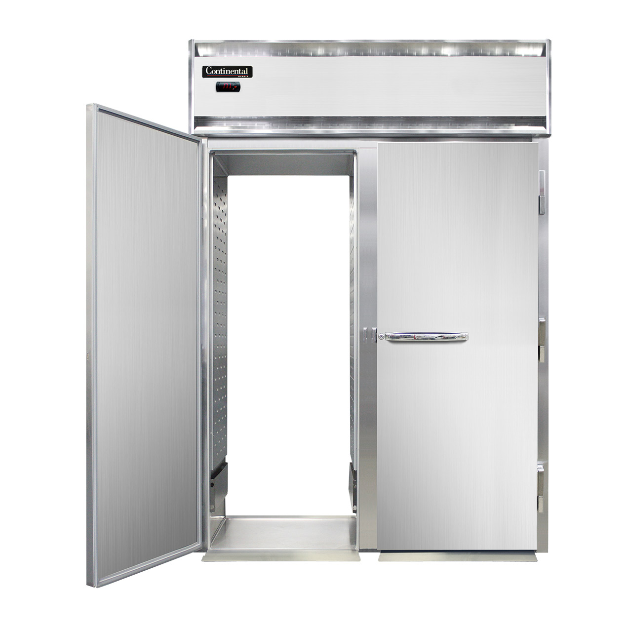 Continental Refrigerator, DL2WI-SS-RT-E, Heated Cabinet, Roll-Thru