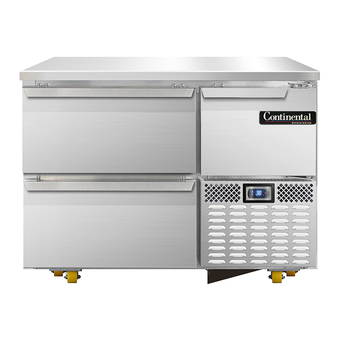 Continental Refrigerator, RA43N-U-D, Refrigerator, Undercounter, Reach-In