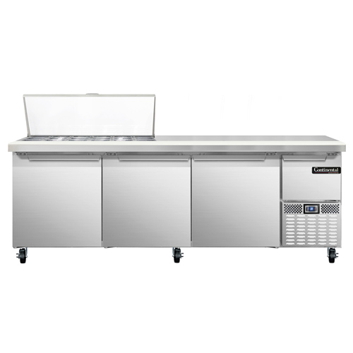 Continental Refrigerator, RA93N18M, Refrigerated Counter, Mega Top Sandwich / Salad Unit