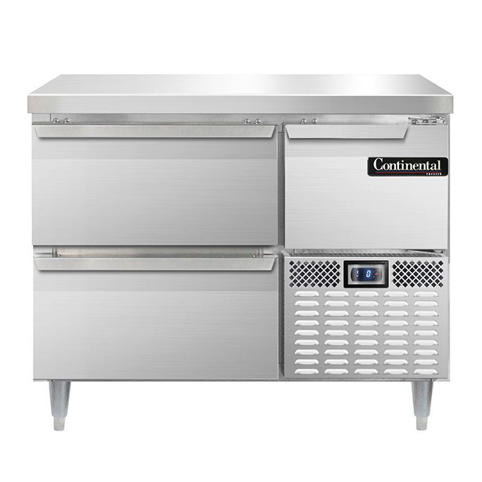 Continental Refrigerator, DFA43NSS-D, Freezer Counter, Work Top