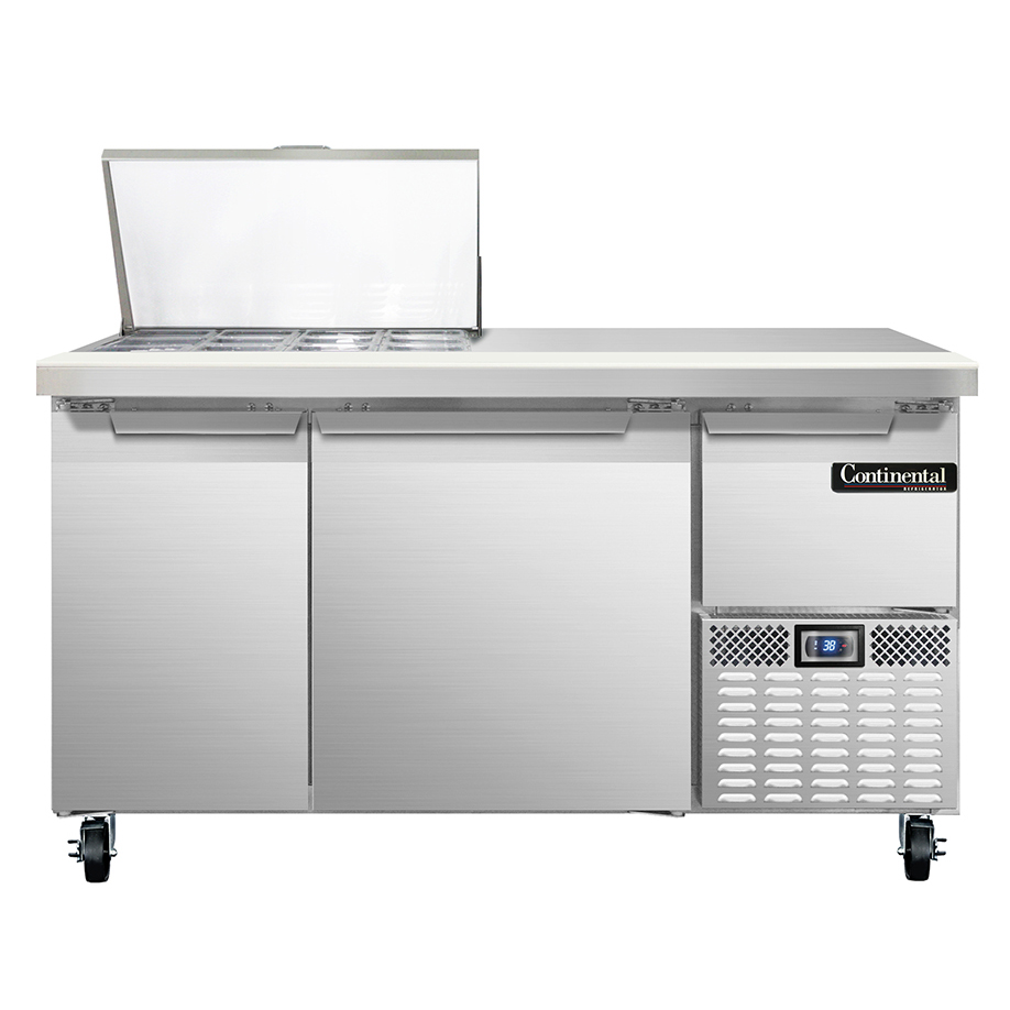 Continental Refrigerator, RA60N12M, Refrigerated Counter, Mega Top Sandwich / Salad Unit