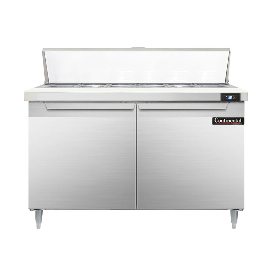 Continental Refrigerator, D48N12, Refrigerated Counter, Sandwich / Salad Unit