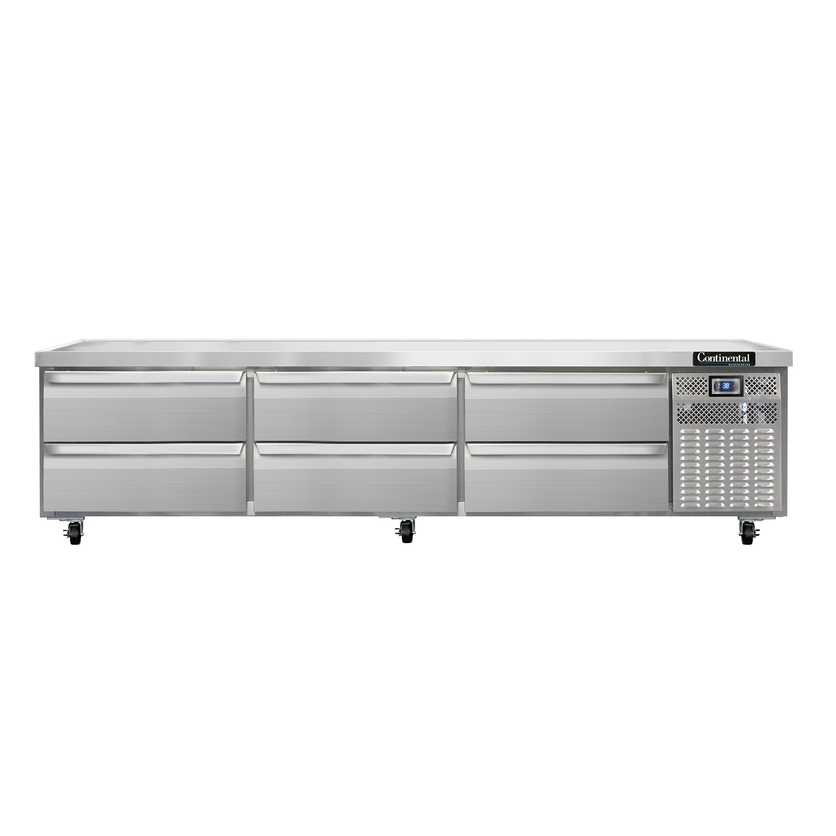 Continental Refrigerator, D108GN, Equipment Stand, Refrigerated Base