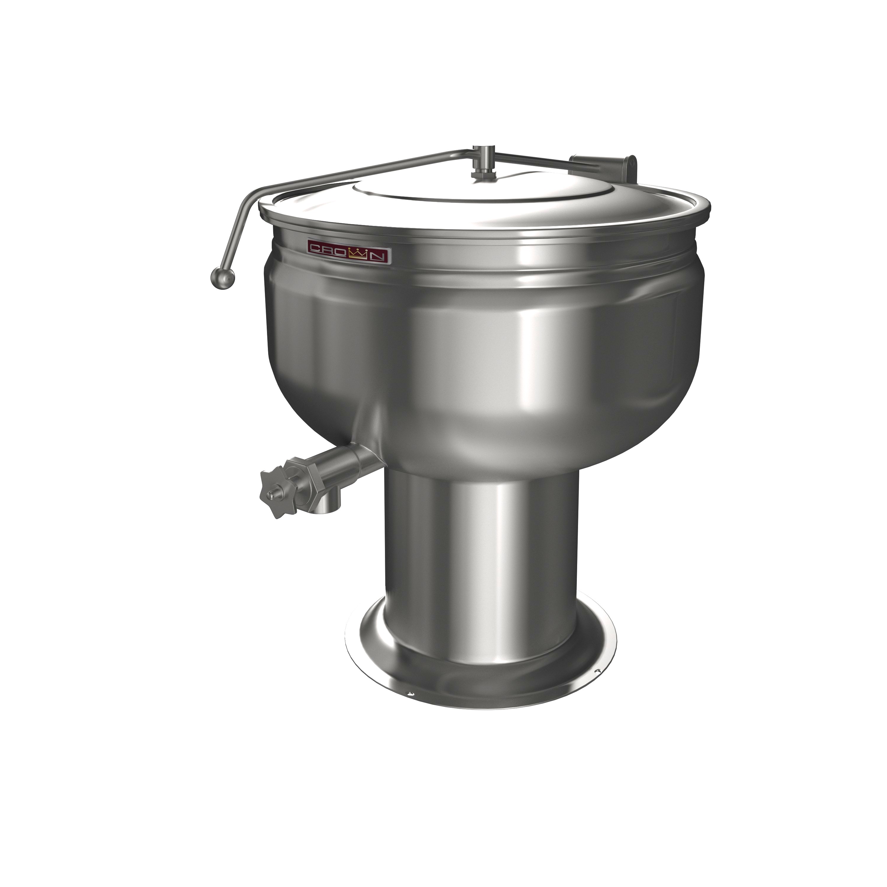 Crown Steam, DP-40F, Direct Steam Kettle, Freestanding