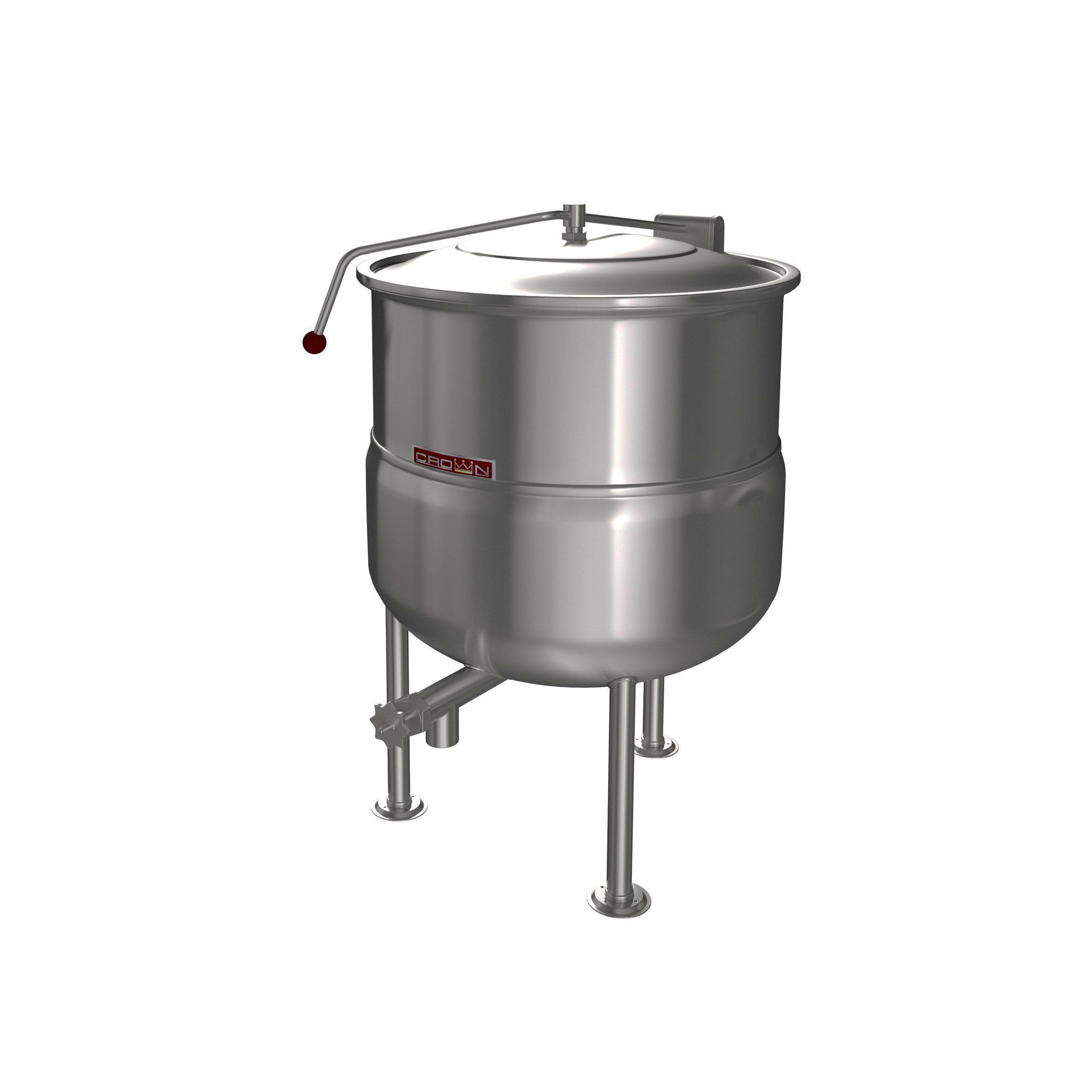 Crown Steam, DL-40, Direct Steam Kettle, Freestanding