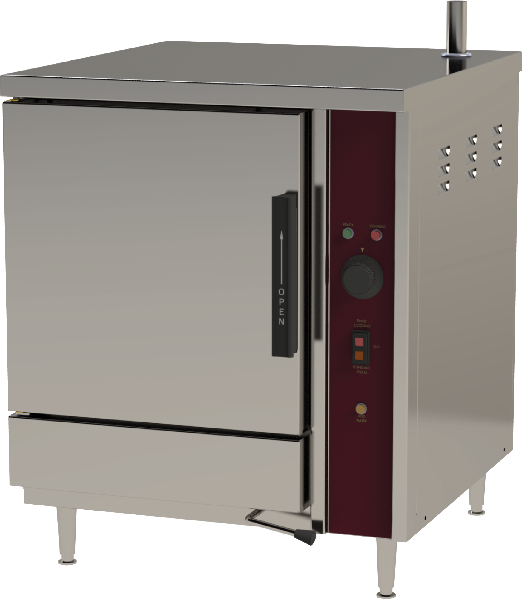 Crown Steam, EPX-3_6KW_208V_1PH, 3 Pan Electric Steamer