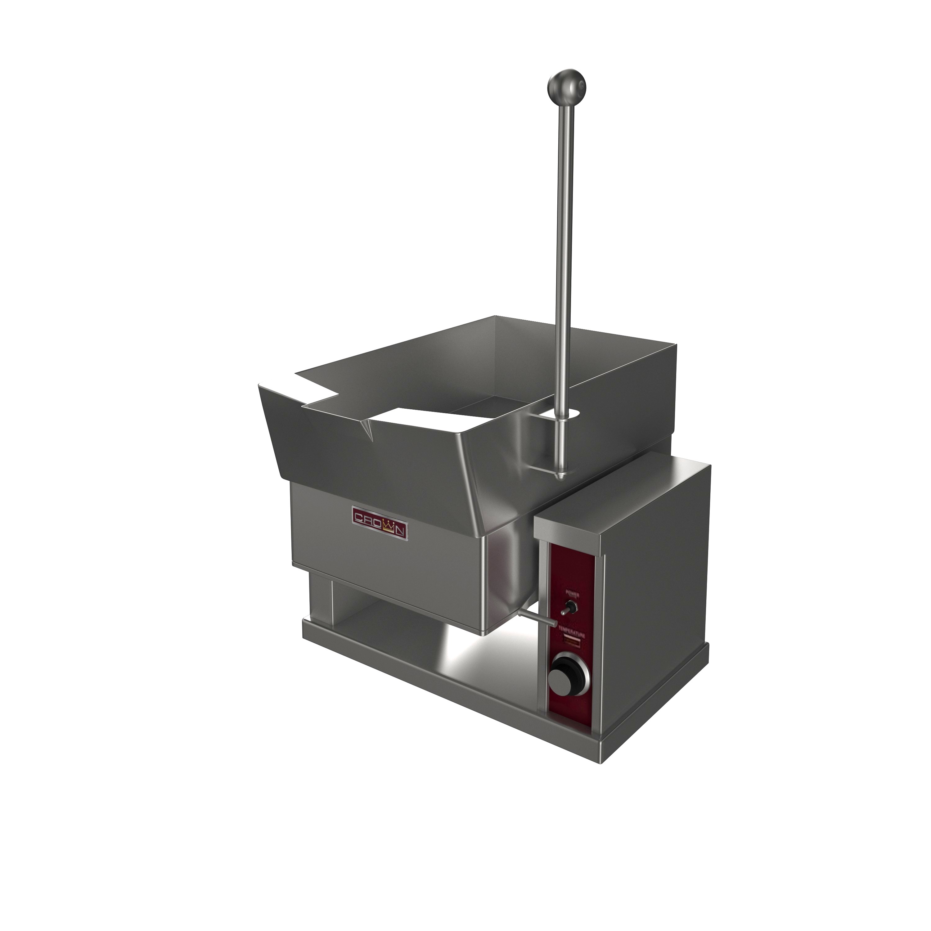 Crown Steam, GCTS-16_LP, Gas Counter Tilt Skillet