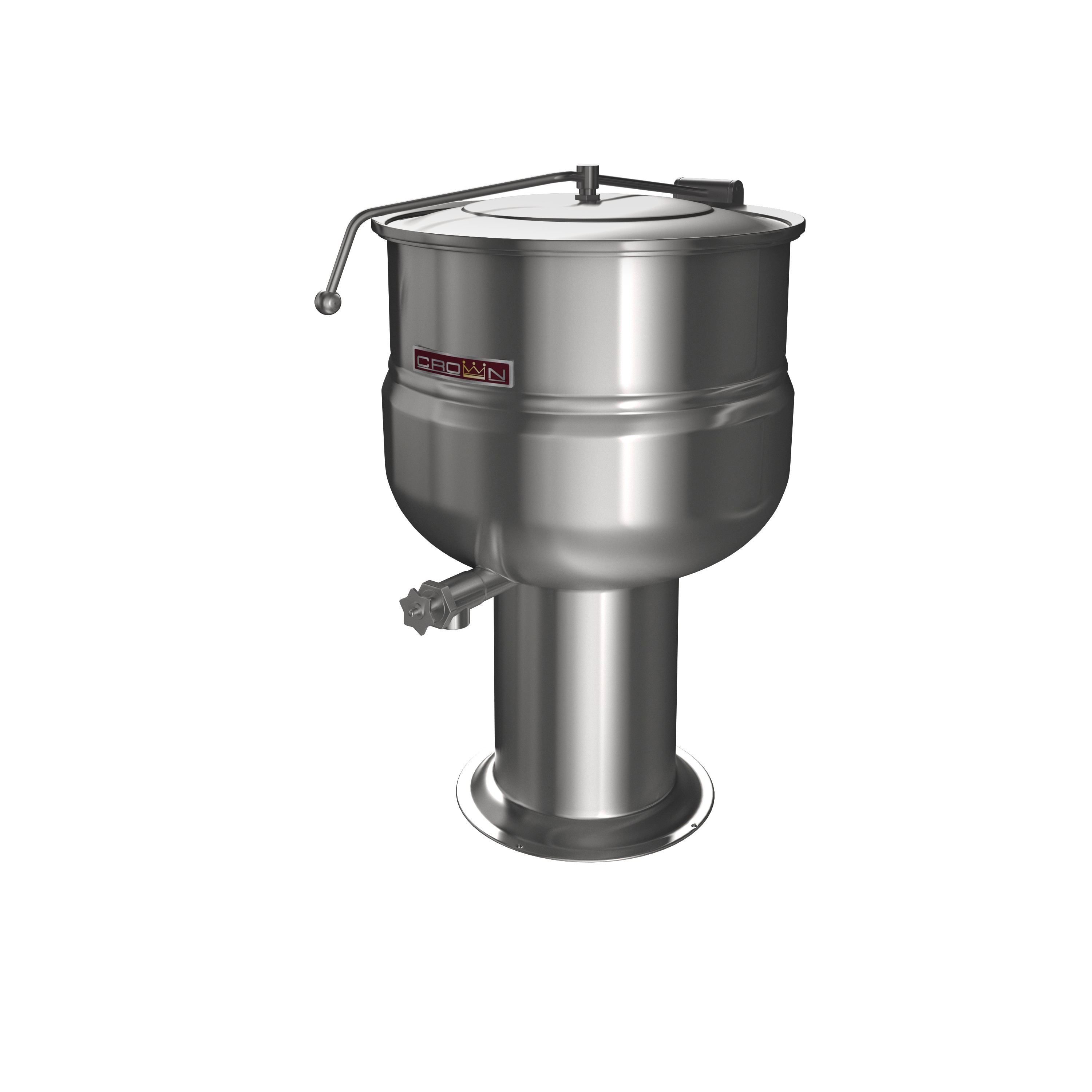 Crown Steam, DP-40, Direct Steam Kettle, Freestanding