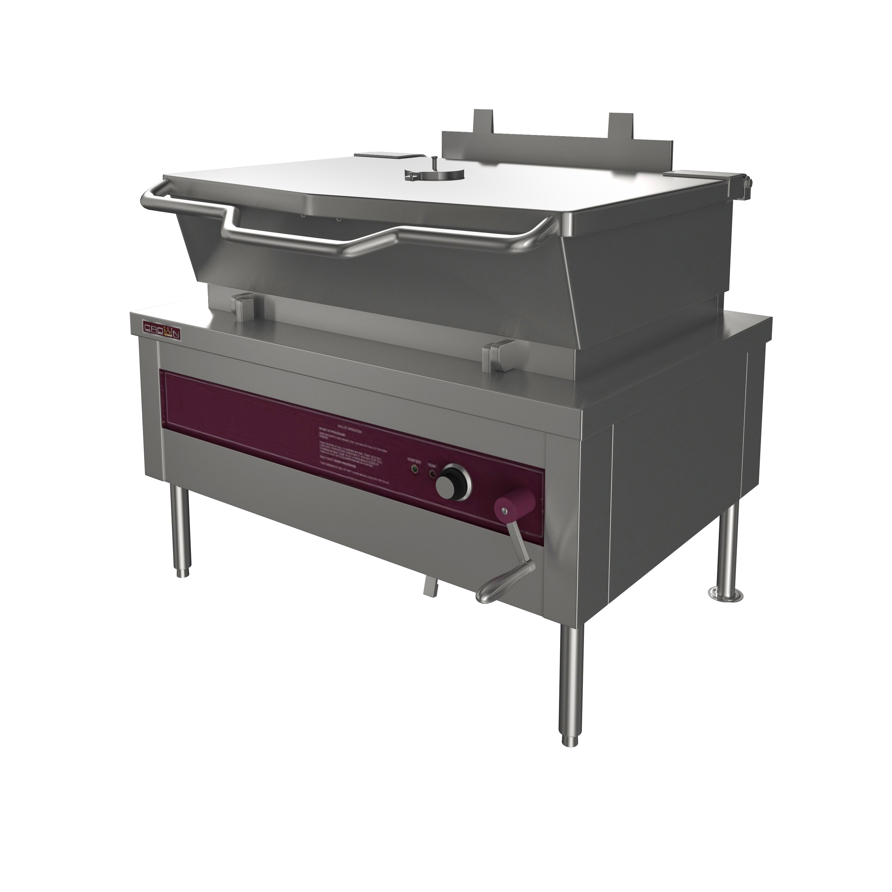 Crown Steam, GS-40N_LP, Gas Floor Tilt Skillet