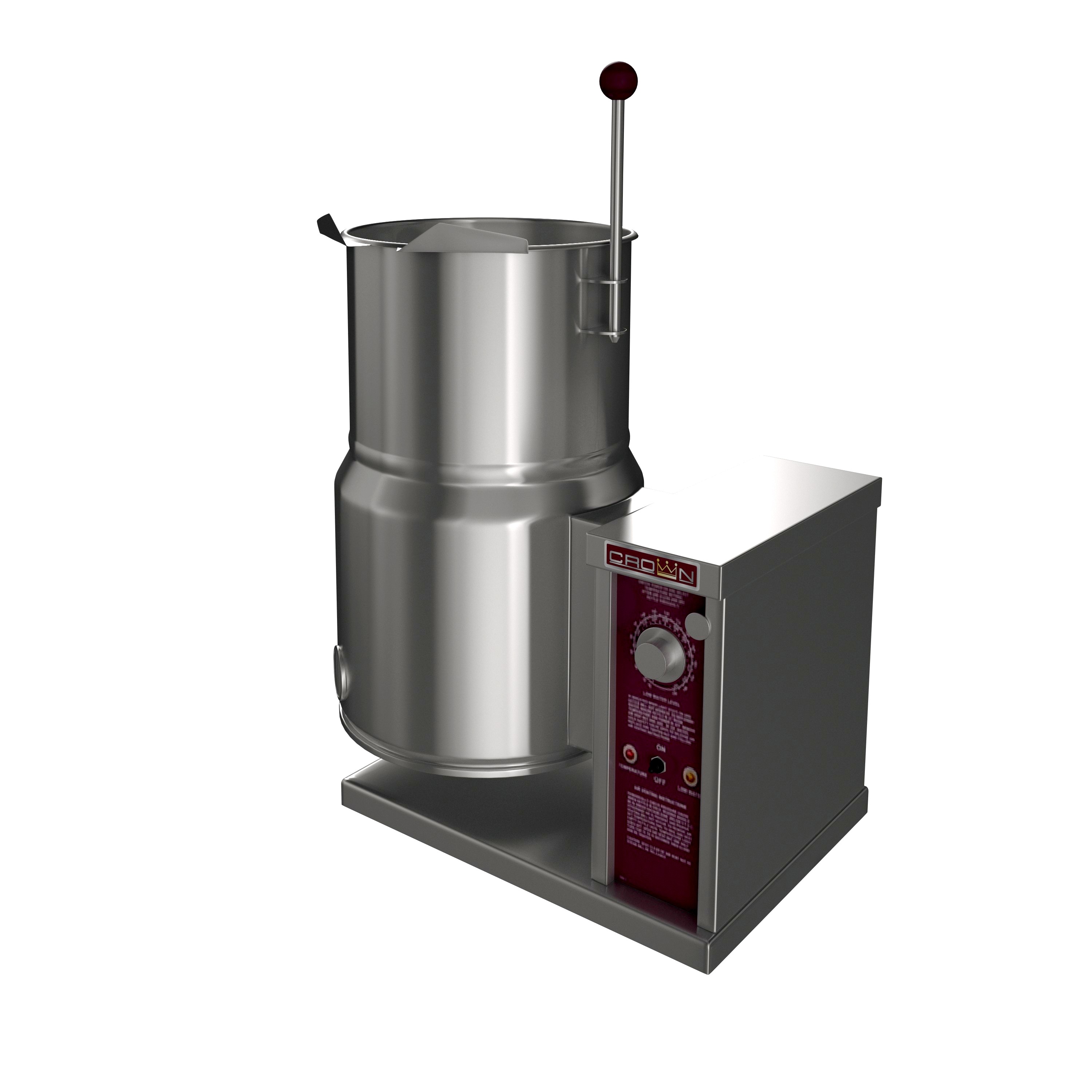 Crown Steam, EC-12TW_12KW_208V_1PH, 5 Pan Electric Steamer