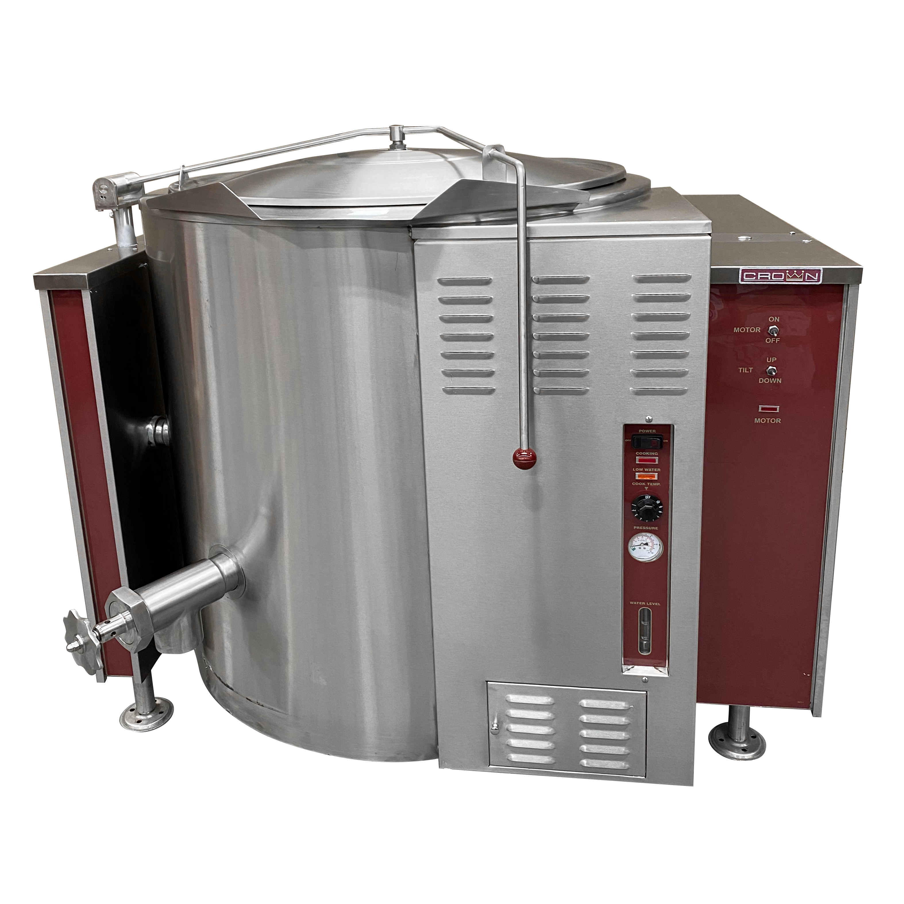 Crown Steam, GLT-100_LP, Gas Steam Kettle