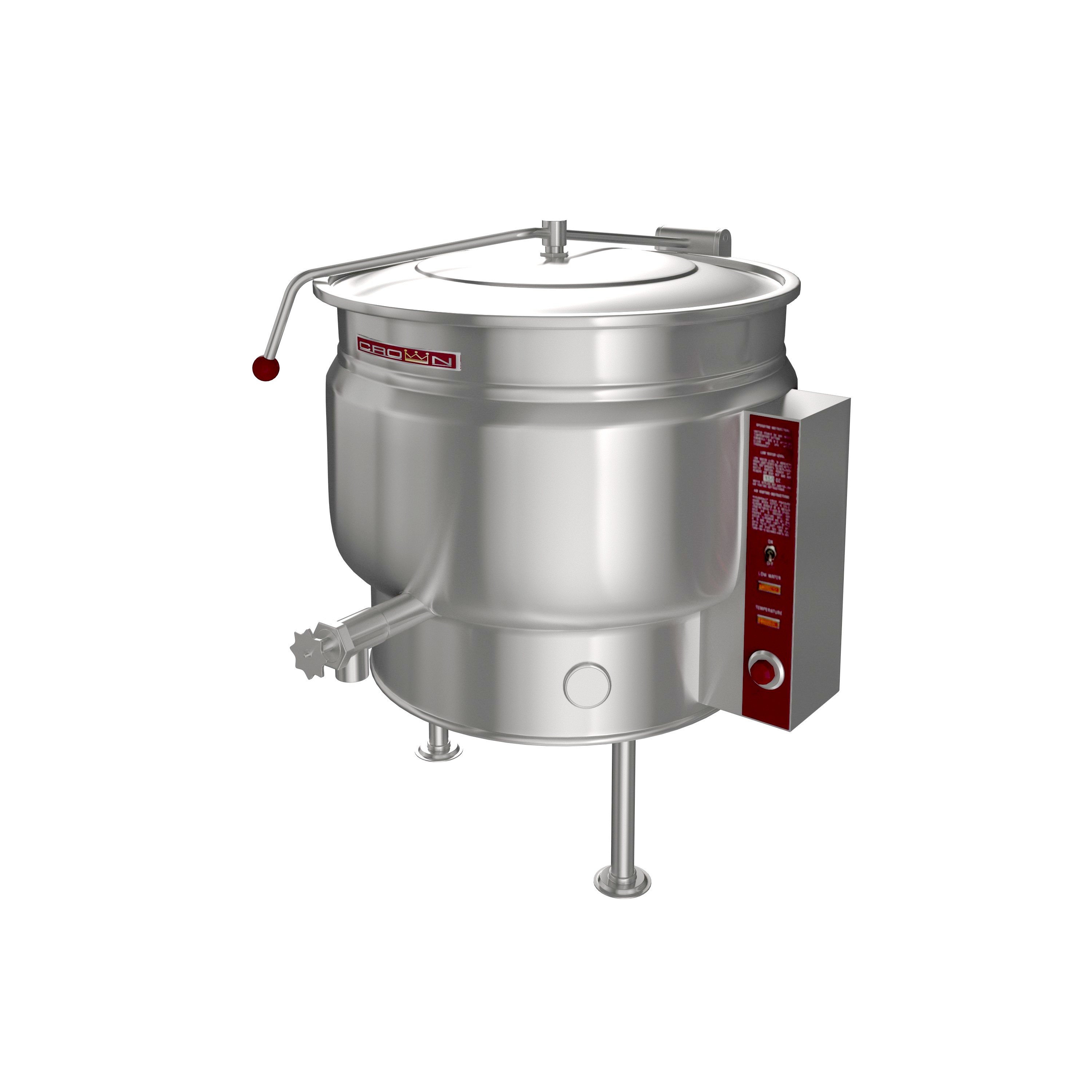Crown Steam, EL-40F_18KW_208V_1PH, Electric Steam Kettle