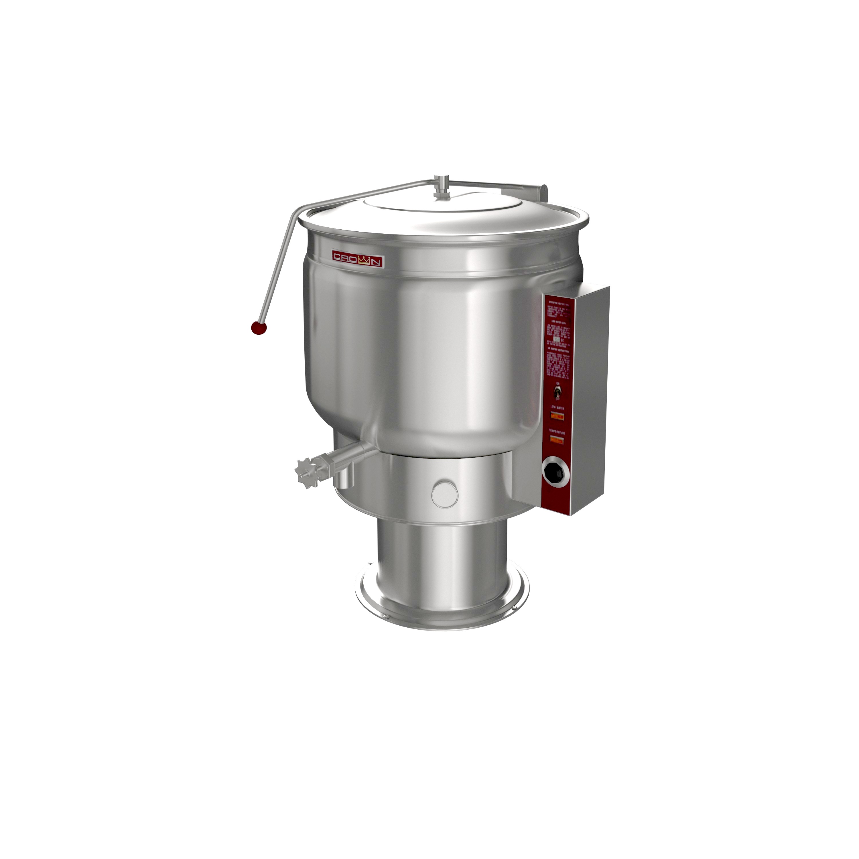 Crown Steam, EP-40F_18KW_208V_1PH, Electric Steam Kettle