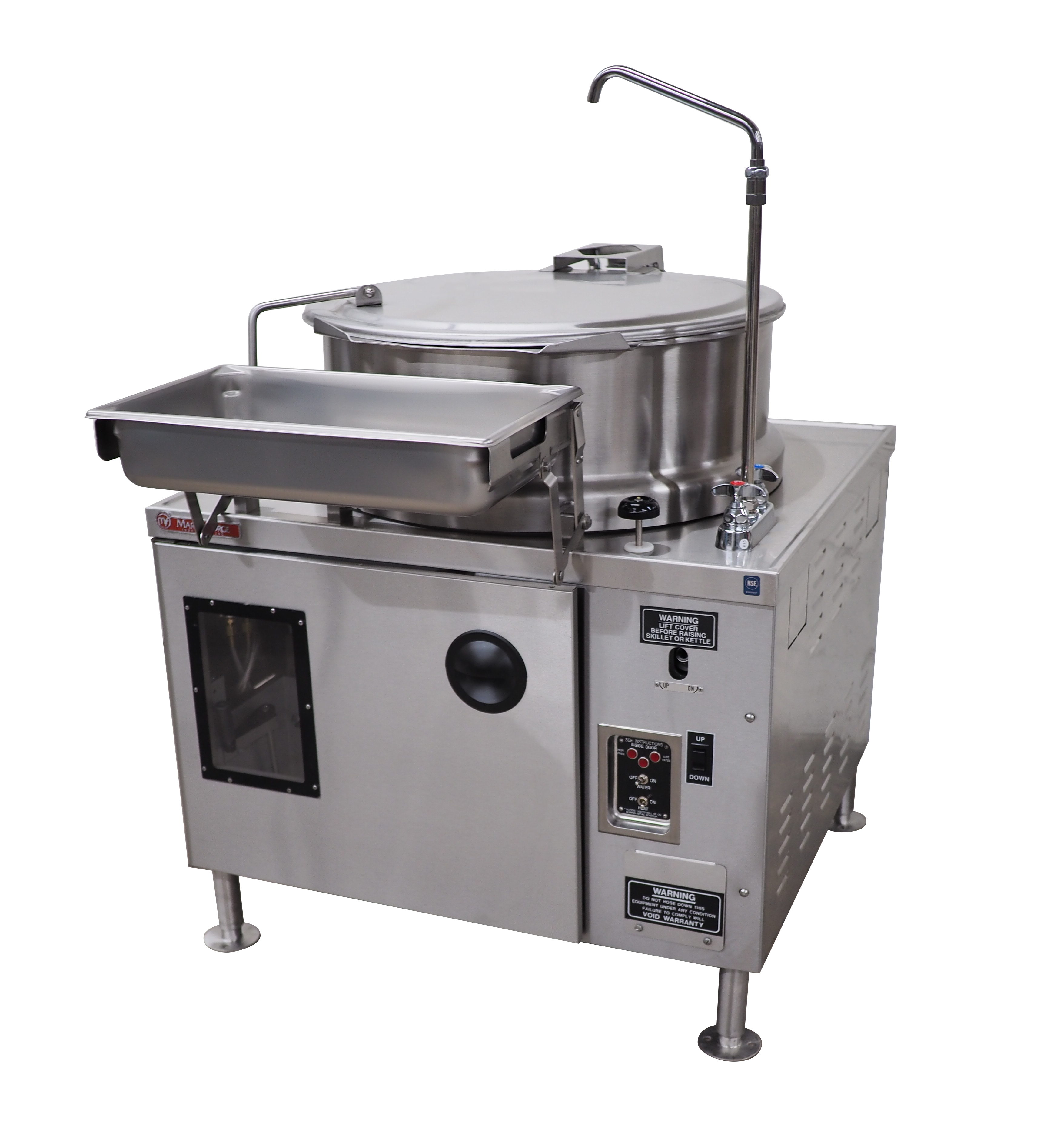 Market Forge, MT-25EO, Steam Jacketed Electric Tilting Kettle, 208V, Modular