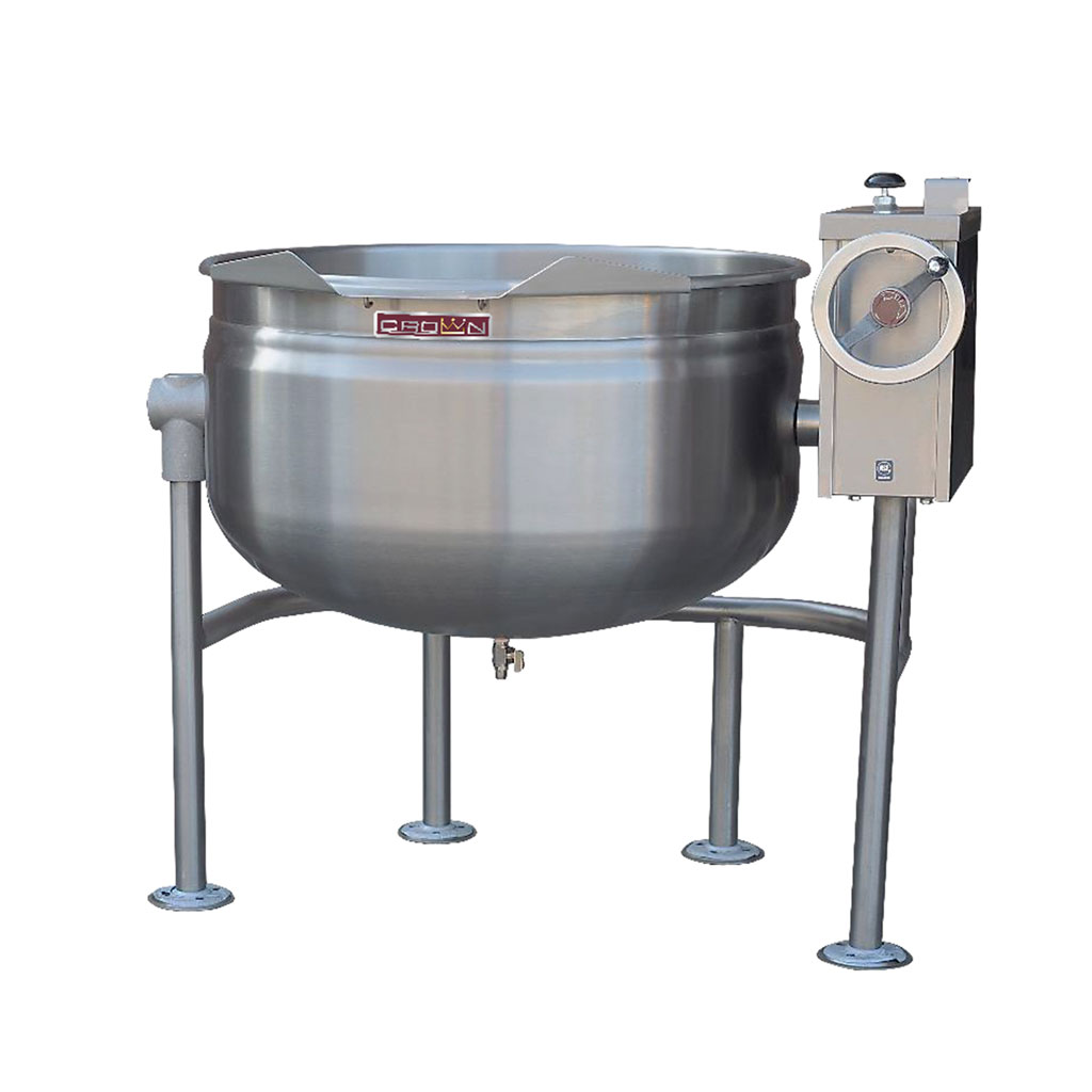 Crown Steam, DLT-60F, Direct Steam Kettle, Tilting, Freestanding