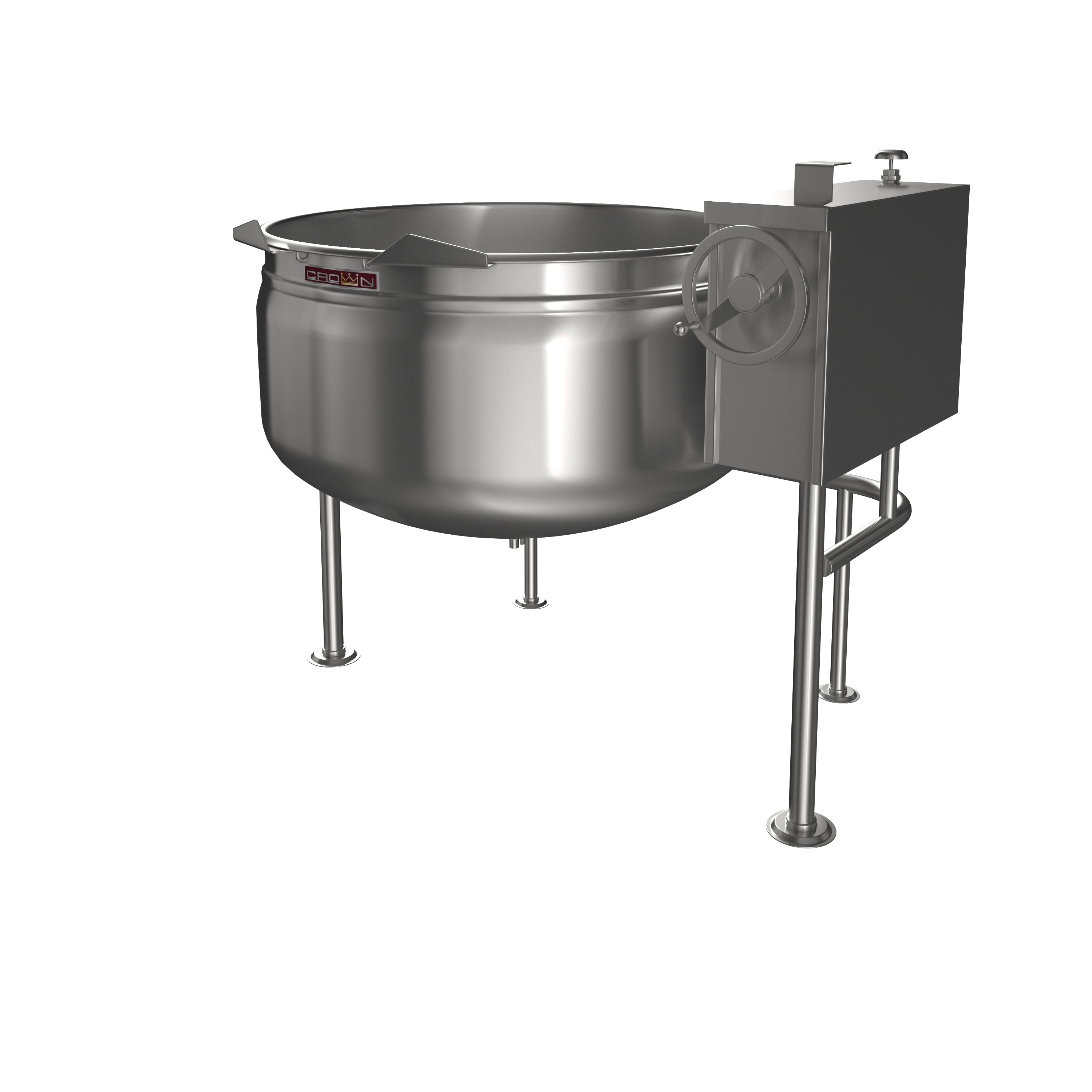 Crown Steam, DLT-40F, Direct Steam Kettle, Tilting, Freestanding