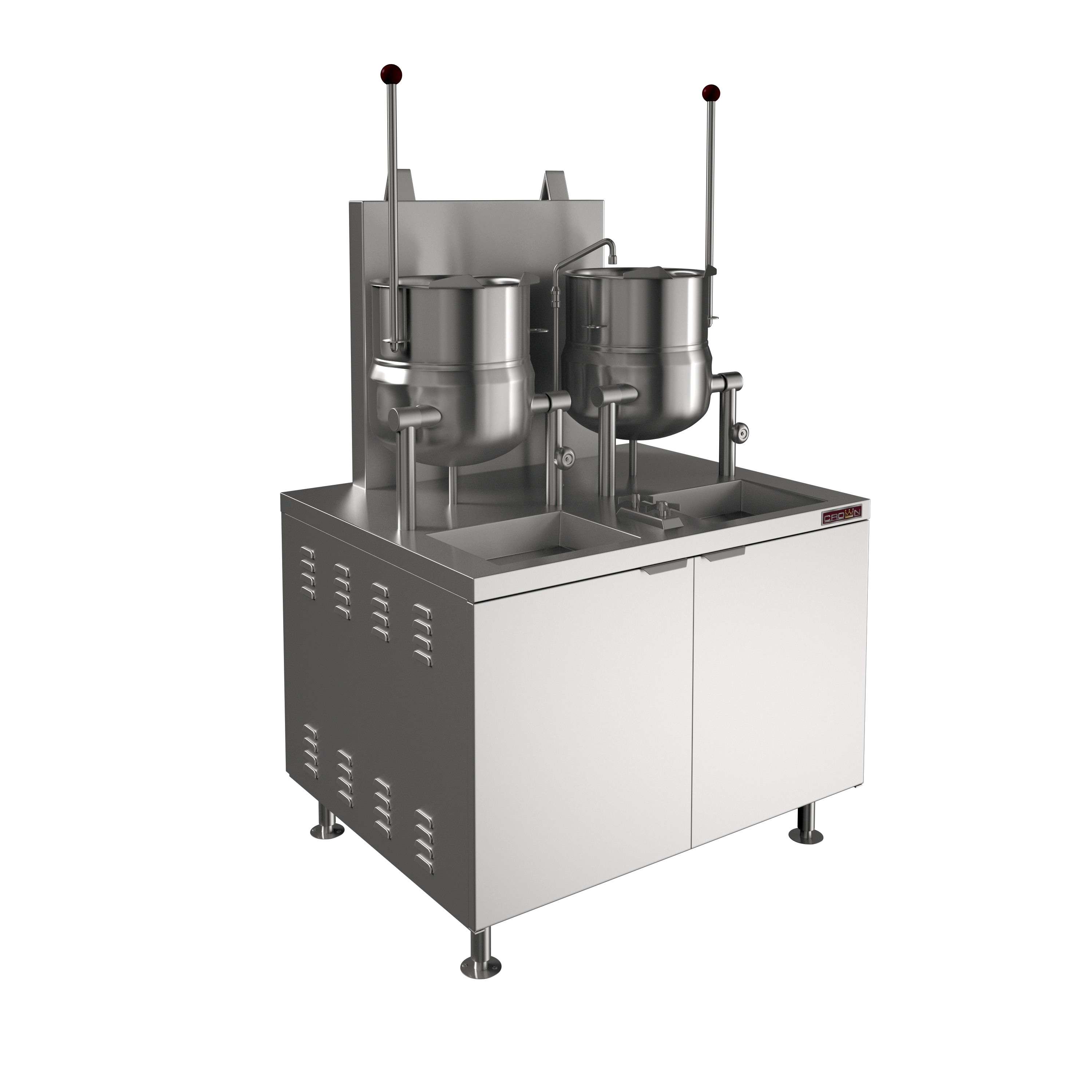 Crown Steam, GMT-10-10, Gas Steam Kettle, 115V, Freestanding