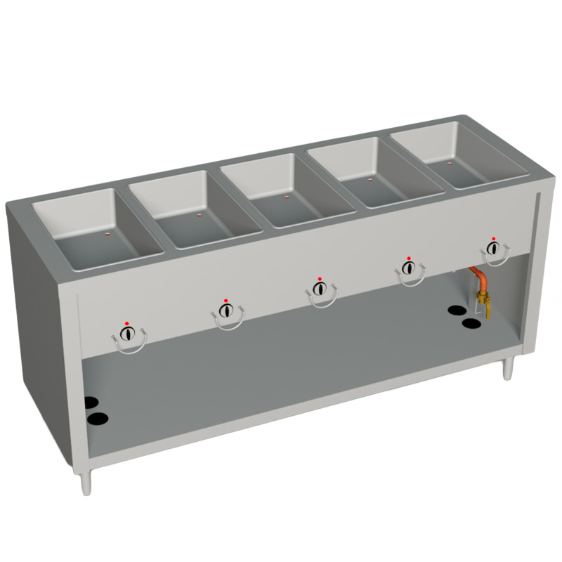 Duke Manufacturing, E305-25PG, Serving Counter, Hot Food, Electric, 74" W, 24.5" D